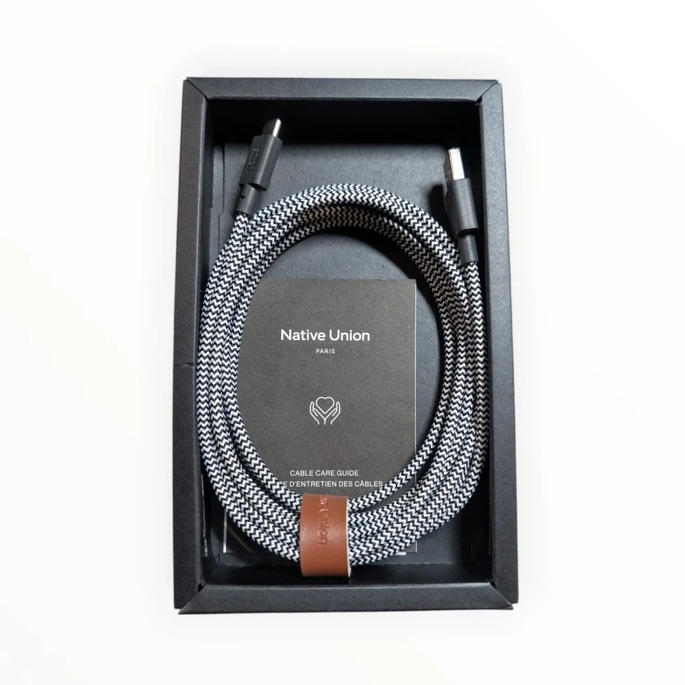 K5-O‎ Native Union Belt Cable XL 10ft USB-A to USB-C - Zebra